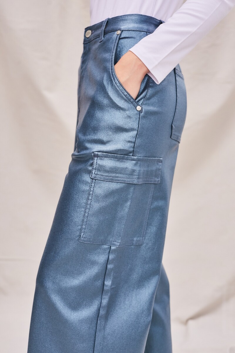 Metallic Cargo Verde Azulado