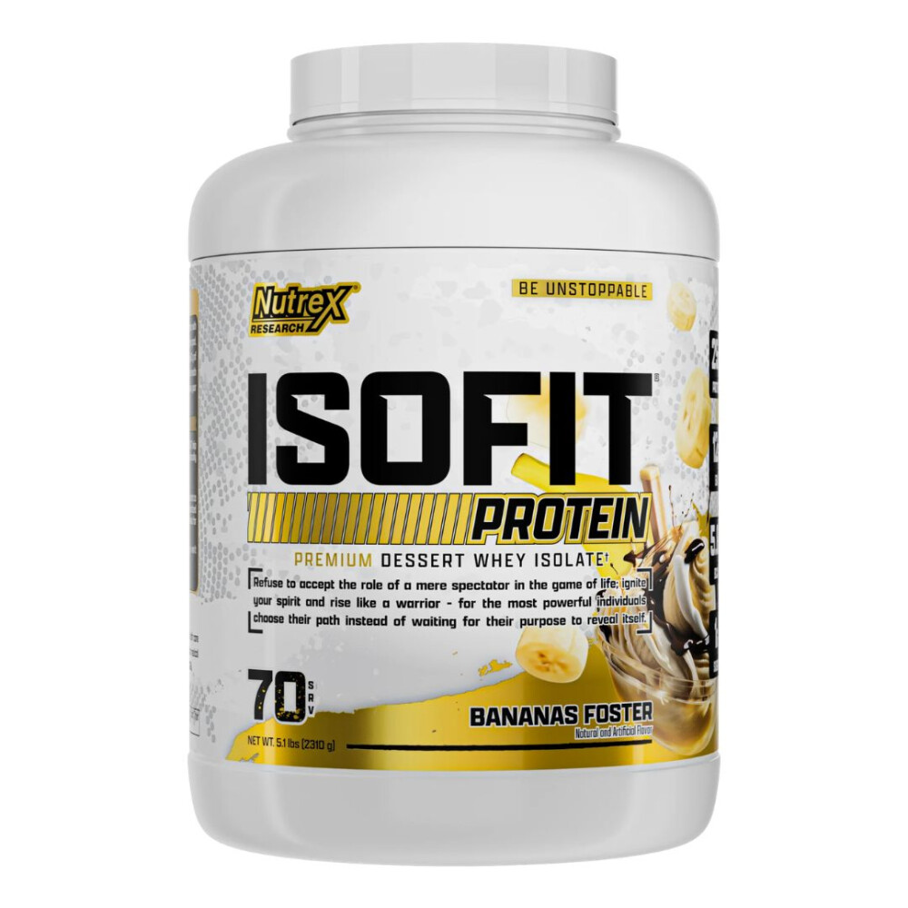 IsoFit Banana Froster | Proteína Aislada de Suero | 5 lb - Nutrex IsoFit Banana Froster | Proteína Aislada de Suero | 5 lb - Nutrex