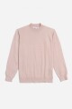 Sweater media polera con puños ROSA
