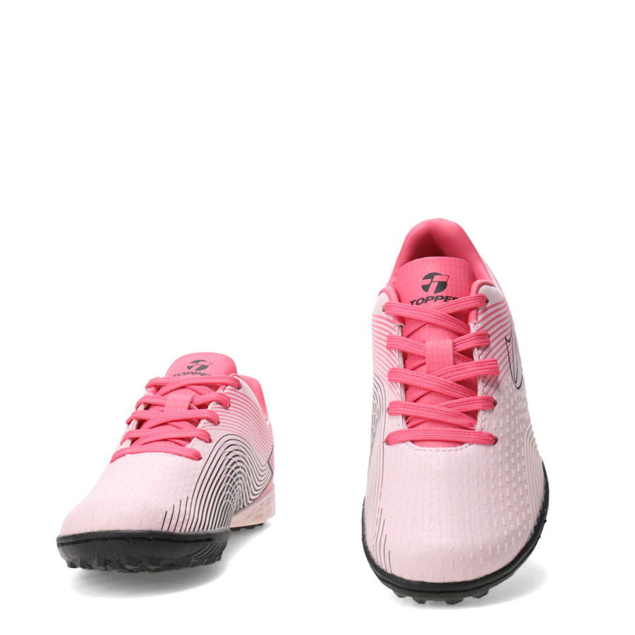 Championes de Niños Topper Futbol 5 Stringray Iii Mach 1 Rosado - Negro