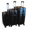 Set 3 Valijas rígidas 4 ruedas 20 24 28 Premium NEGRO