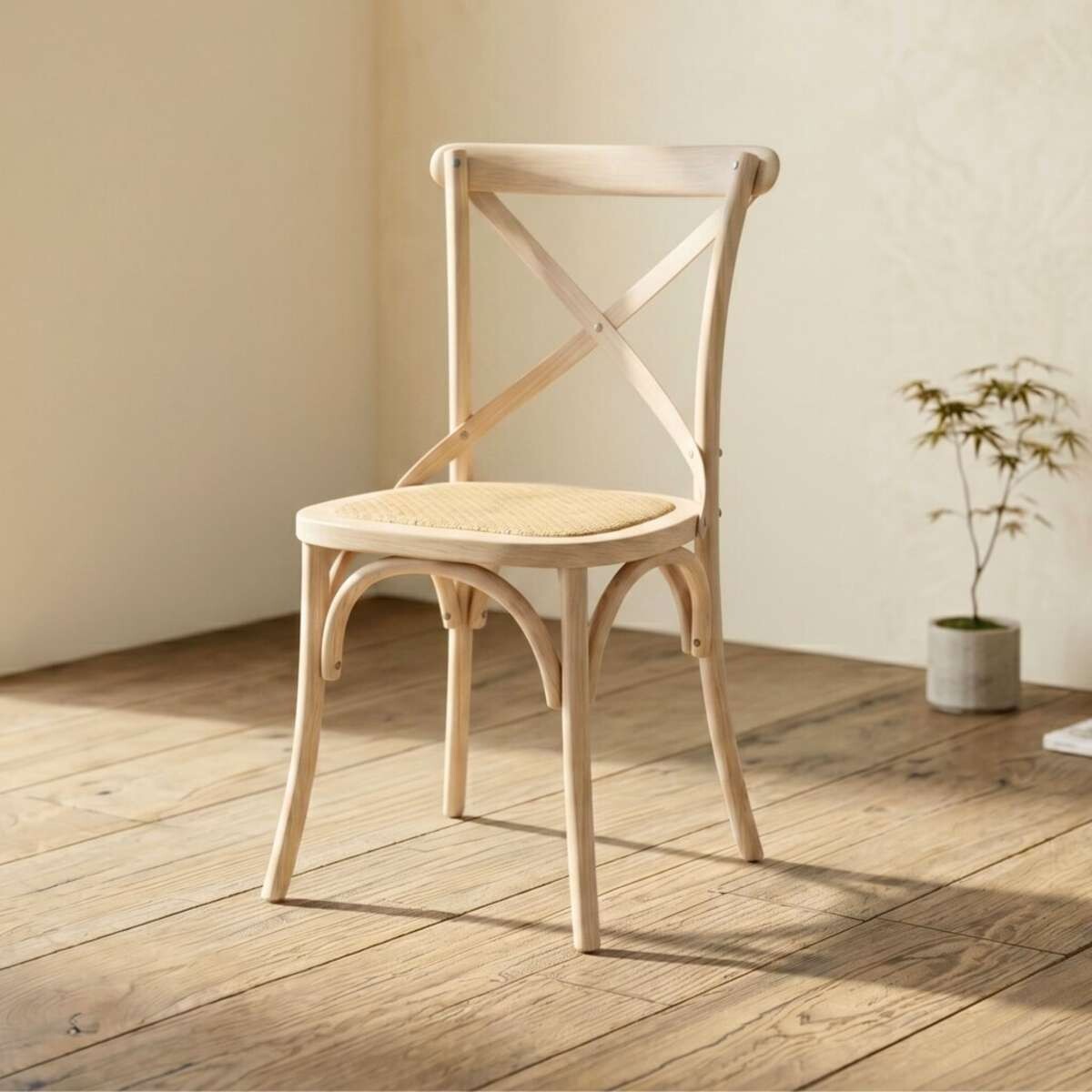 Silla de Comedor Clasica Vienesa - Natural 