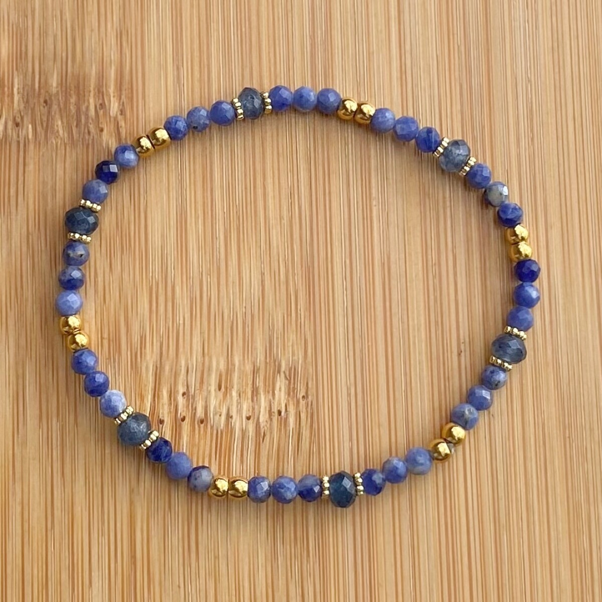 Pulsera MONTANA en acero y piedras naturales 