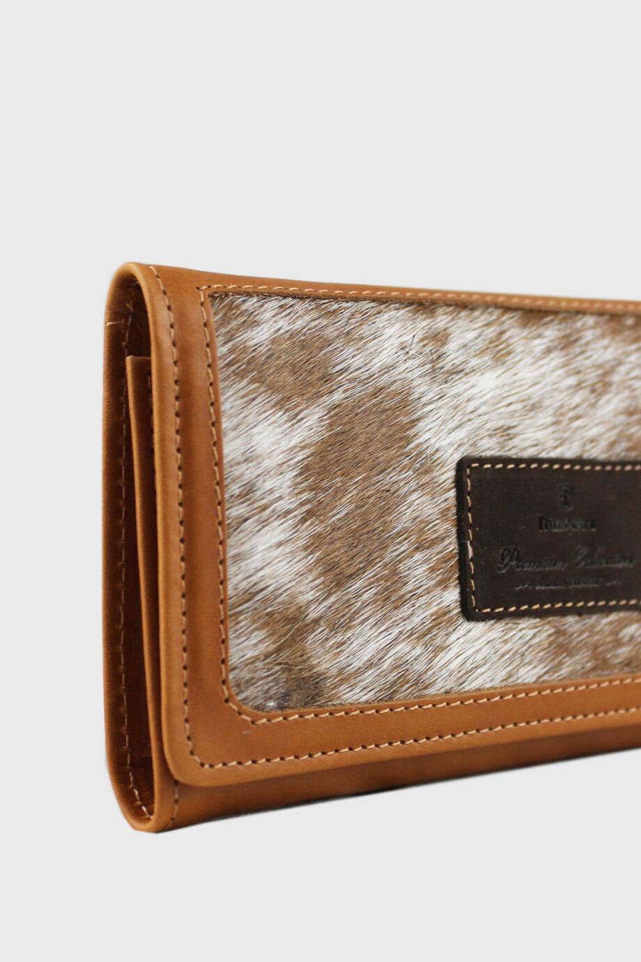 Billetera Camelia - Combinada Pelo Claro