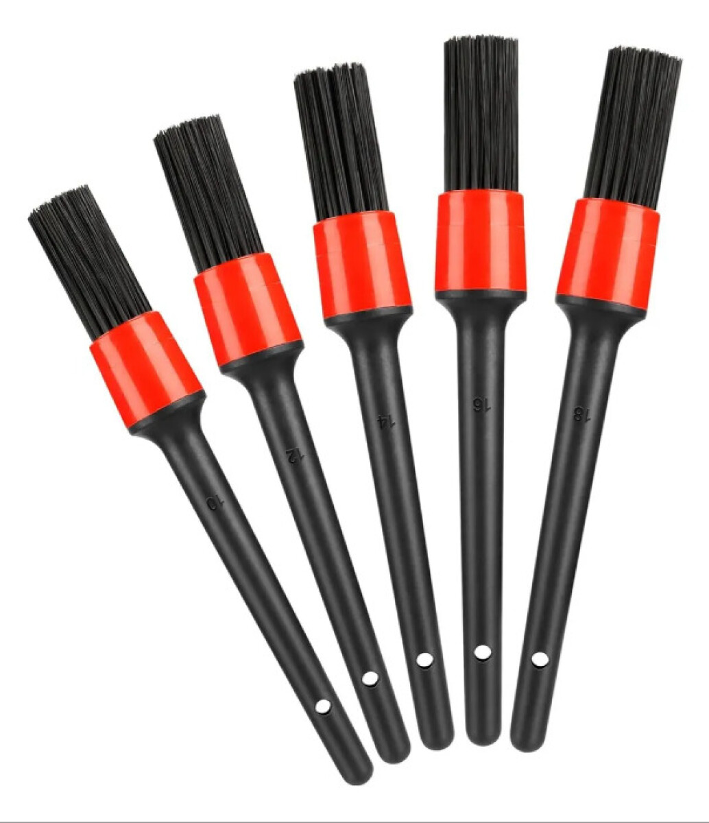 Set Cepillos Pinceles Detailing Detallado Automotriz 