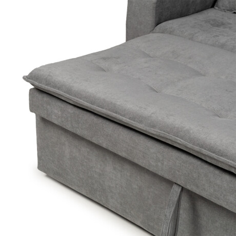 Sofá Cama Londres - Tela Microfibra TC1011 (Grafito)