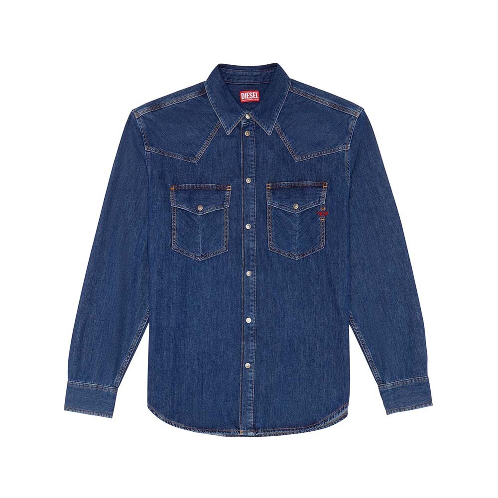 Camisa Para Hombre D-Ocean Blue Denim