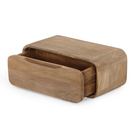 MESA DE LUZ COLGANTE MADERA NATURAL-BEIGE ALEXA 1C