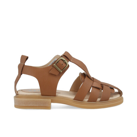 SANDALIAS CUERO NEREA MARRON