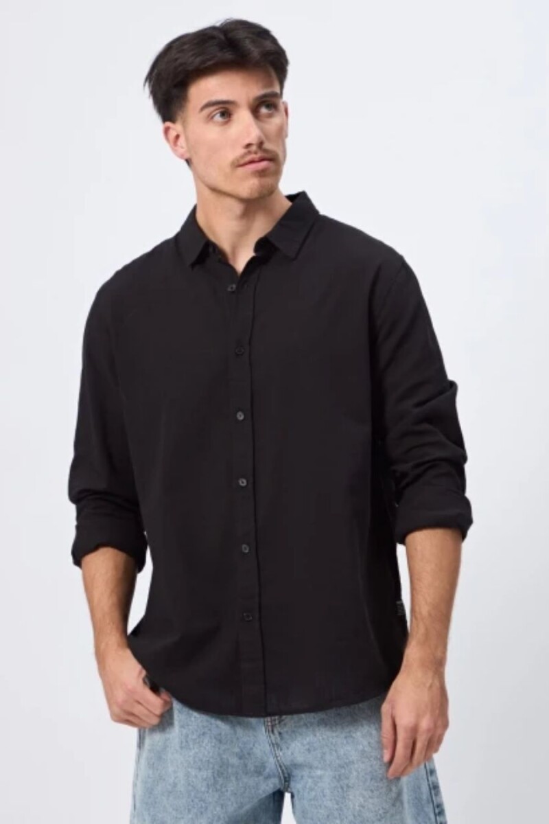 CAMISA N. SAILS 10702 M.L faro - NEGRO 