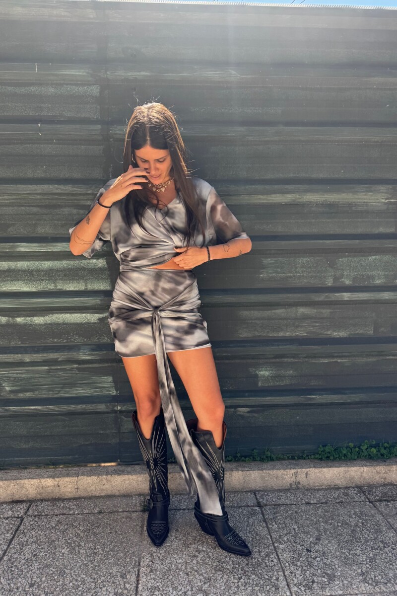 Falda Gras GRIS