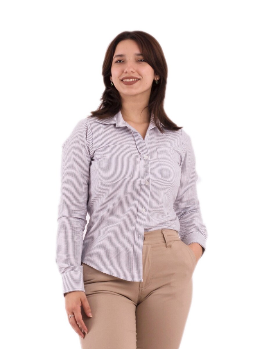 Camisa dama - Raya negra 