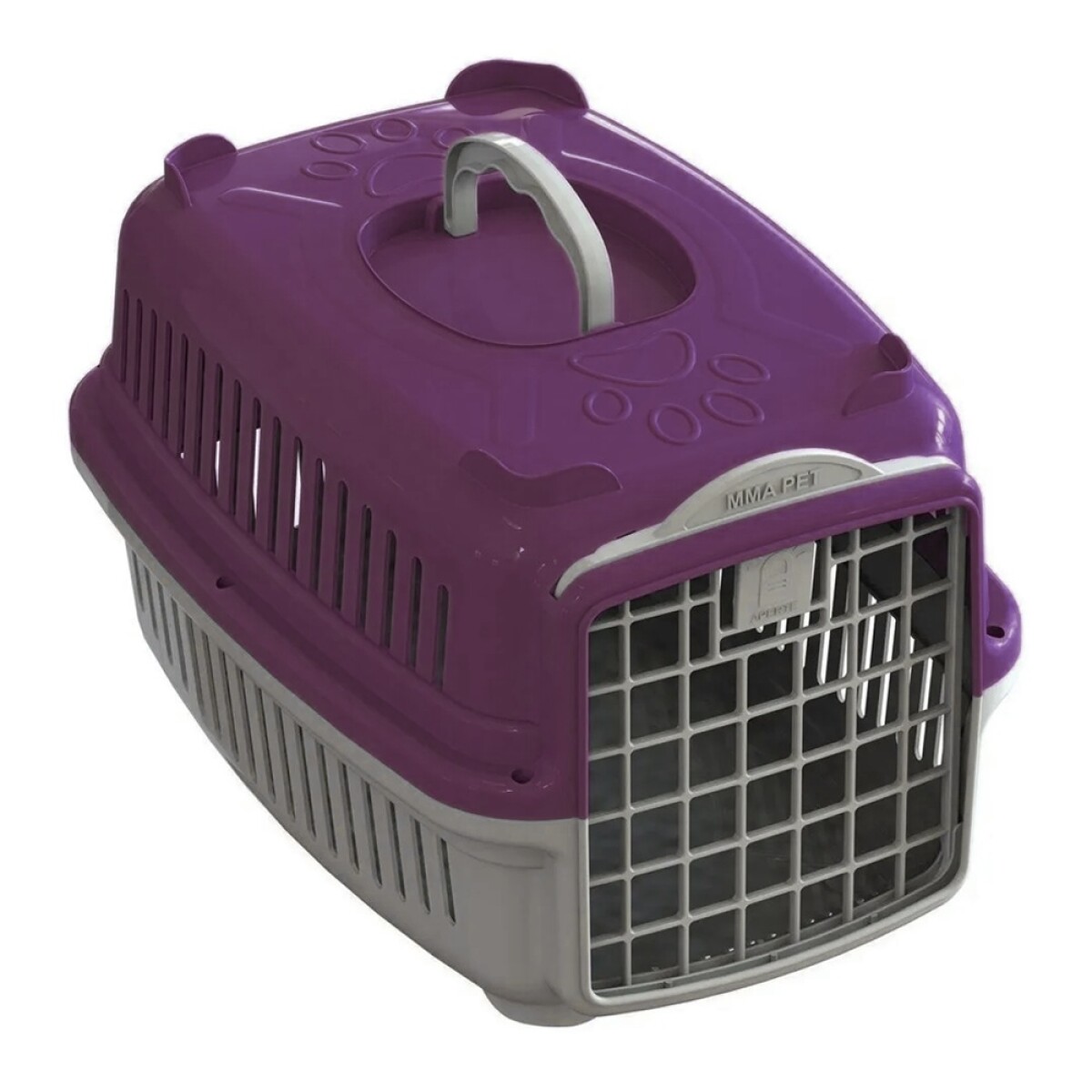 Transportadora Plástica Rígida Mascotas Pequeñas MMA PET N°1 - Violeta 