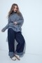 SWEATER CREW Gris Melange