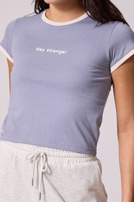 T-SHIRT CATIN DIXIE Gris Claro