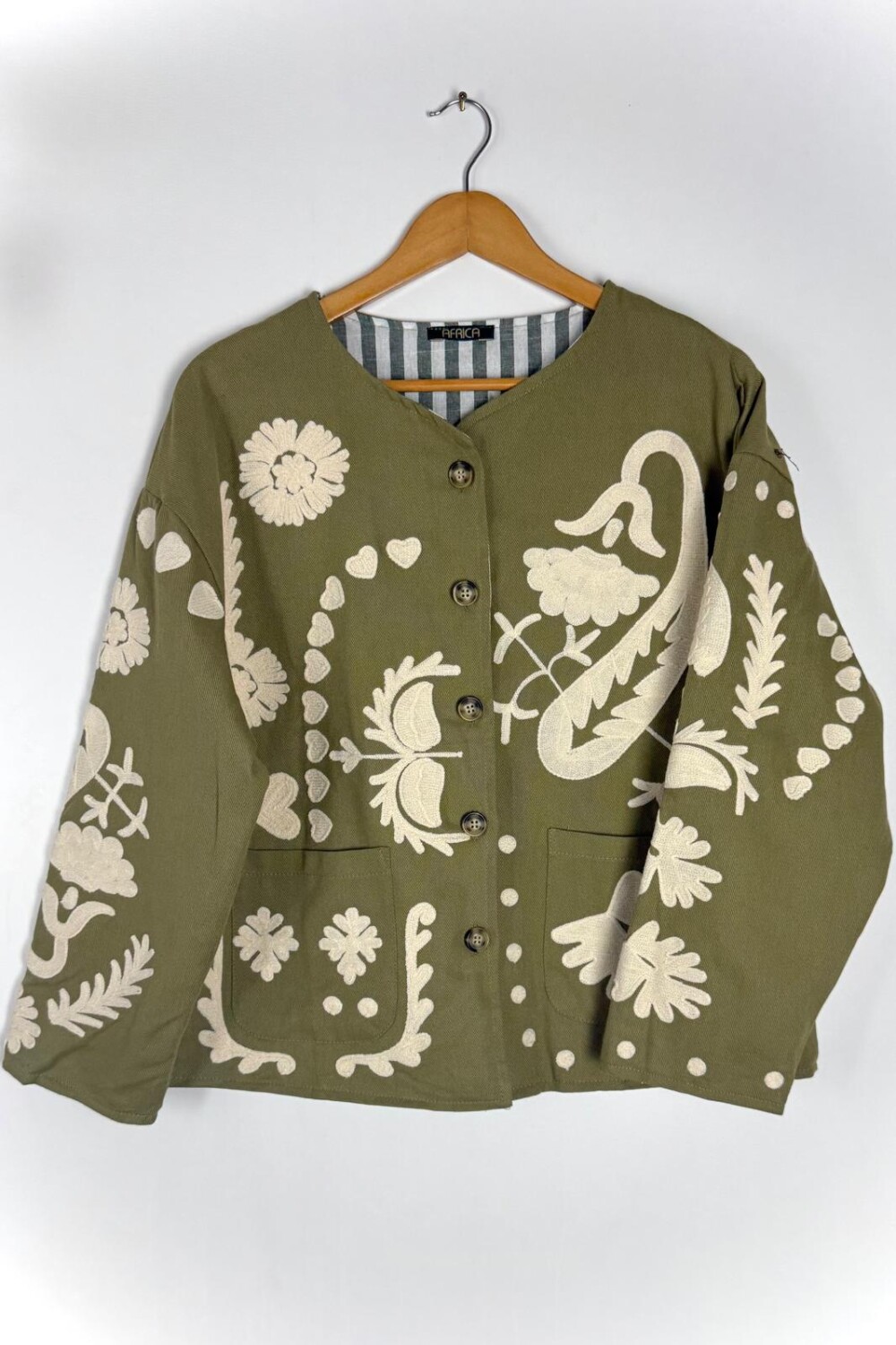 CHAQUETA ALGODON COCK VERDE