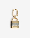 Llavero Metal Llavero Y Bag Charm De Candado - Combinacion Bicolor