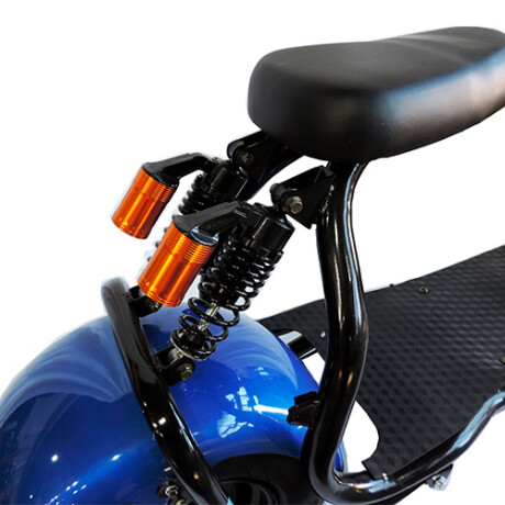 MOTO ELECTRICA CHOPPER 18" DOBLE AMORT. AZUL 001