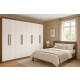 Ropero Placard 8 Puertas 10 divisiones Dormitorio Beige