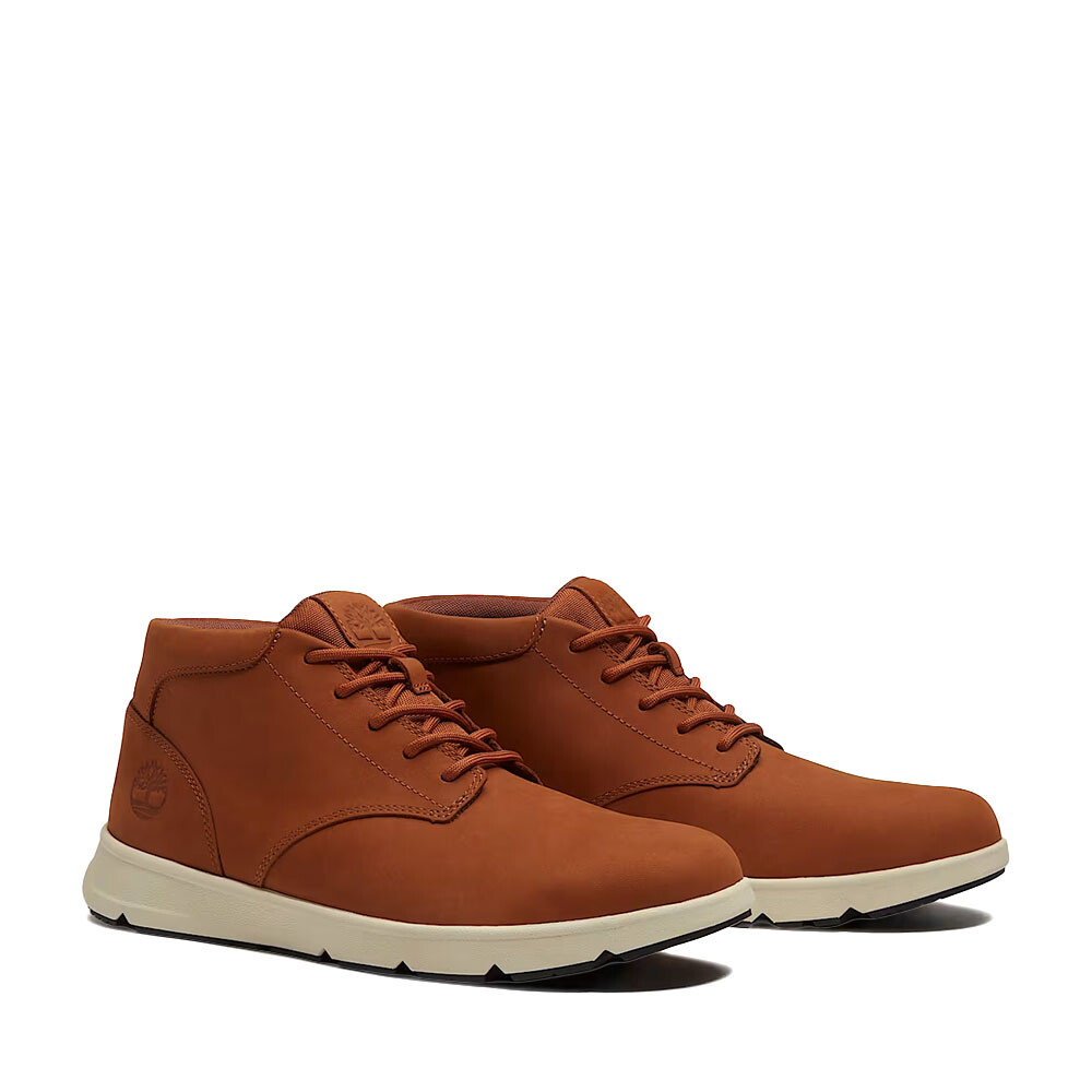 Mid Lace Up Sneaker Rust Nubuck
