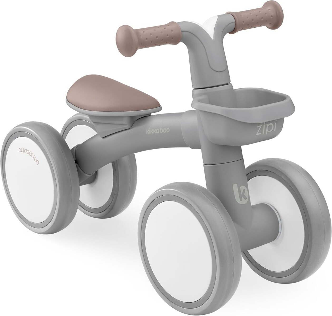 Buggy bici ZIPI KIKKABOO - gris 