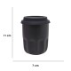 Vaso cerámica 290ml negro