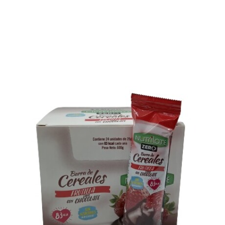 Cereal Barrita PORTEZUELO NUTRILATE 22grs X24 U Frutilla Chocolate