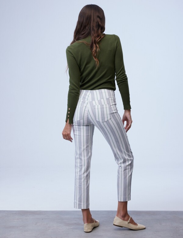 Pantalon Lineas BLANCO/MULTI