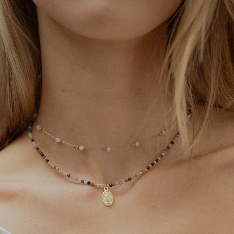 Collar ELINA en acero y cristal Collar ELINA en acero y cristal