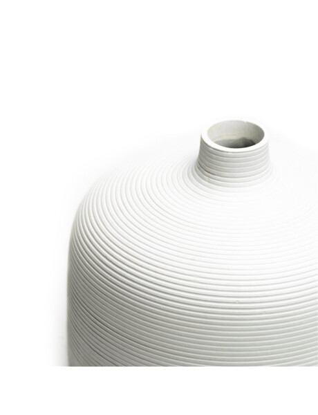 FLORERO CERAMICA D14x36CM BLANCO/NEGRO MATE FLORERO CERAMICA D14x36CM BLANCO/NEGRO MATE