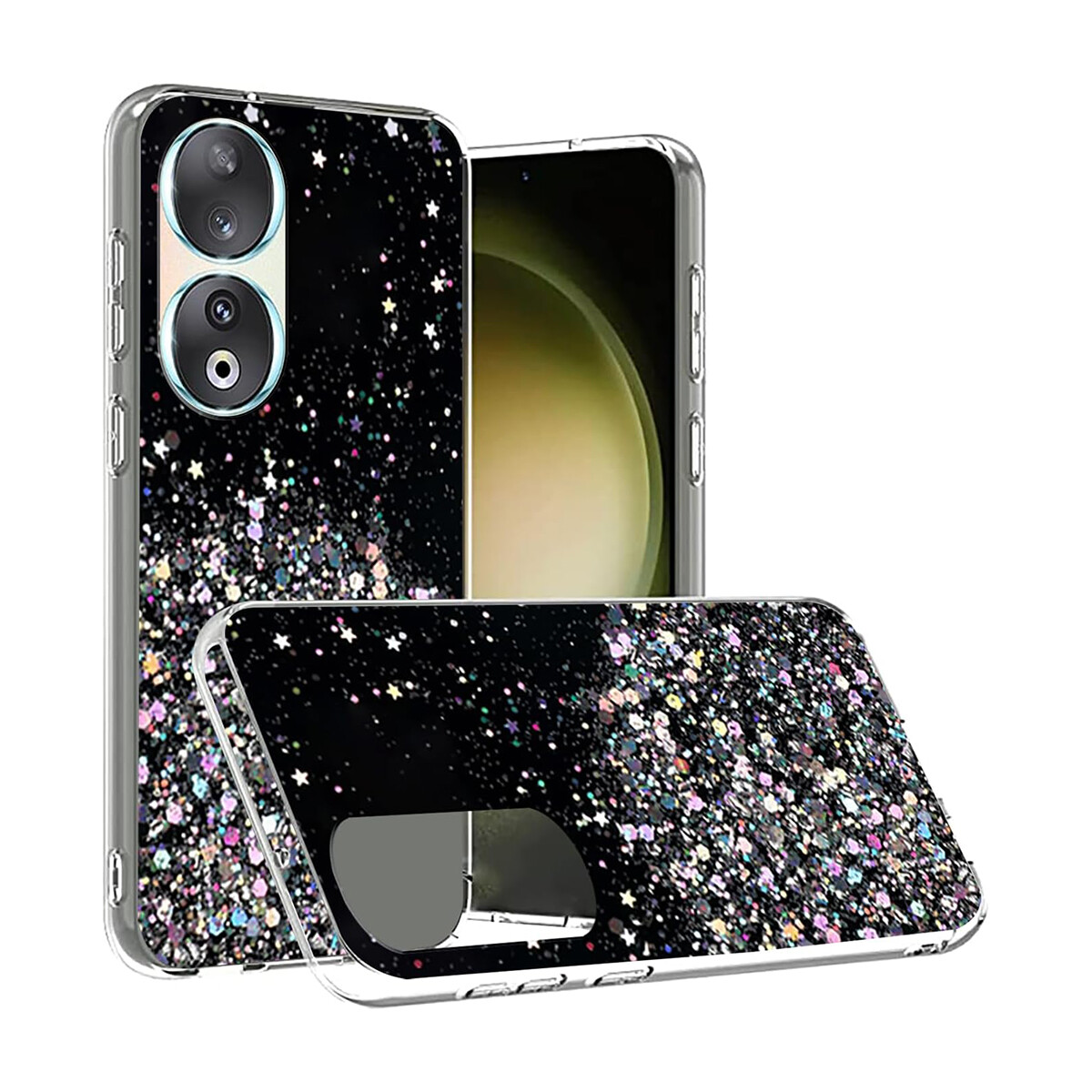 Protector Case TPU Glitter para Honor Magic 5 Lite - Black 