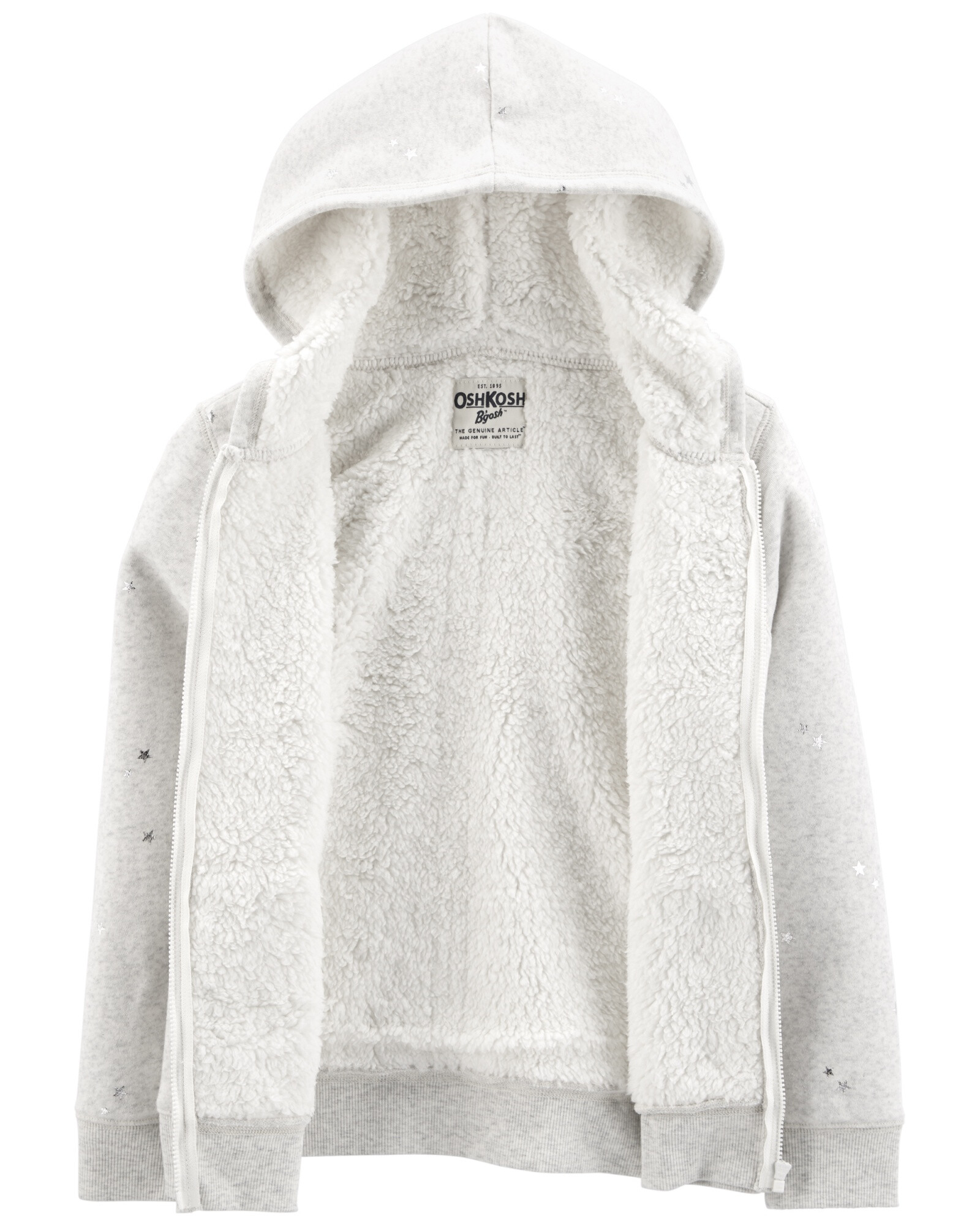 Campera con Interior de Felpa Sin color