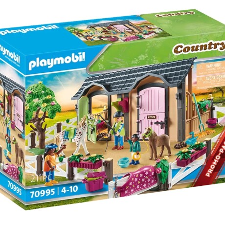 Set Playmobil Clases de Equitación con Boxes 001