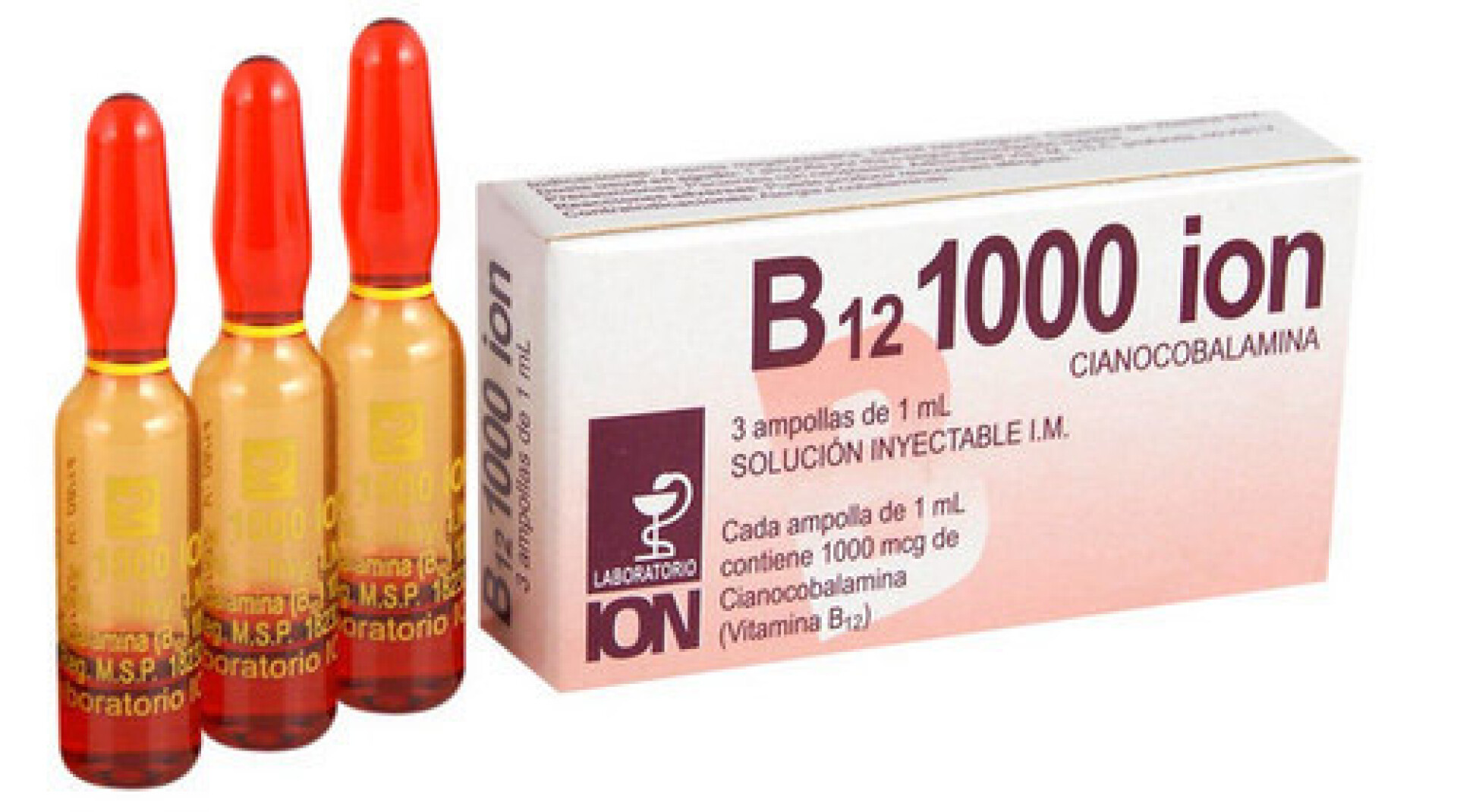 Vitamina B12 Ion 1000 x 3 AMP 