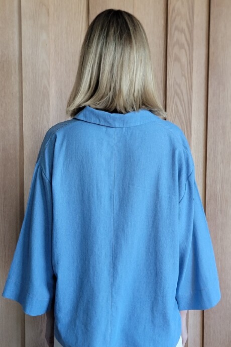 Bluson Ambar Denim Celeste
