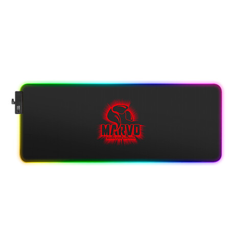 Marvo - Mouse Pad Scorpion G45 - Luz de Fondo de 7 Colores. Base de Goma. 001