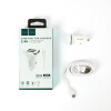 Cargador celular rapido 2.4A para auto 12v con cable 2 USB tipo C 1 metro Cargador celular rapido 2.4A para auto 12v con cable 2 USB tipo C 1 metro