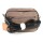 Bandolera Canva Osaka beige con compartimentos funcionales Beige