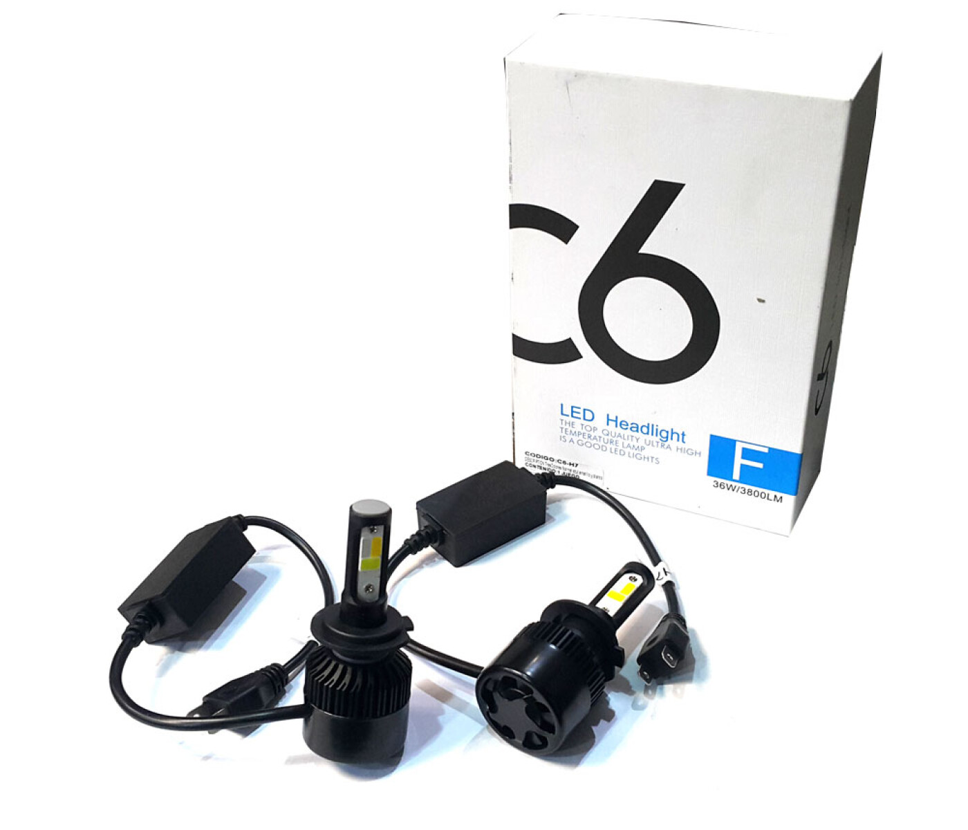 LAMPARA - KIT LED C6 H7 BLANCO AMBAR AZUL DUNCAN 