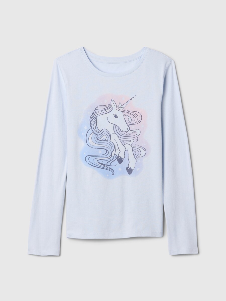 Remera Gràfico Manga Larga Niña - Unicorn Graphic 