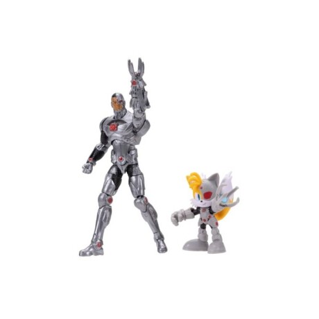 Figura DC x Sonic The Hedgehog - Cyborg & Tails Figura DC x Sonic The Hedgehog - Cyborg & Tails