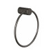 Toallero Aro Metal Signature Grafito Gunmetal Para Baño