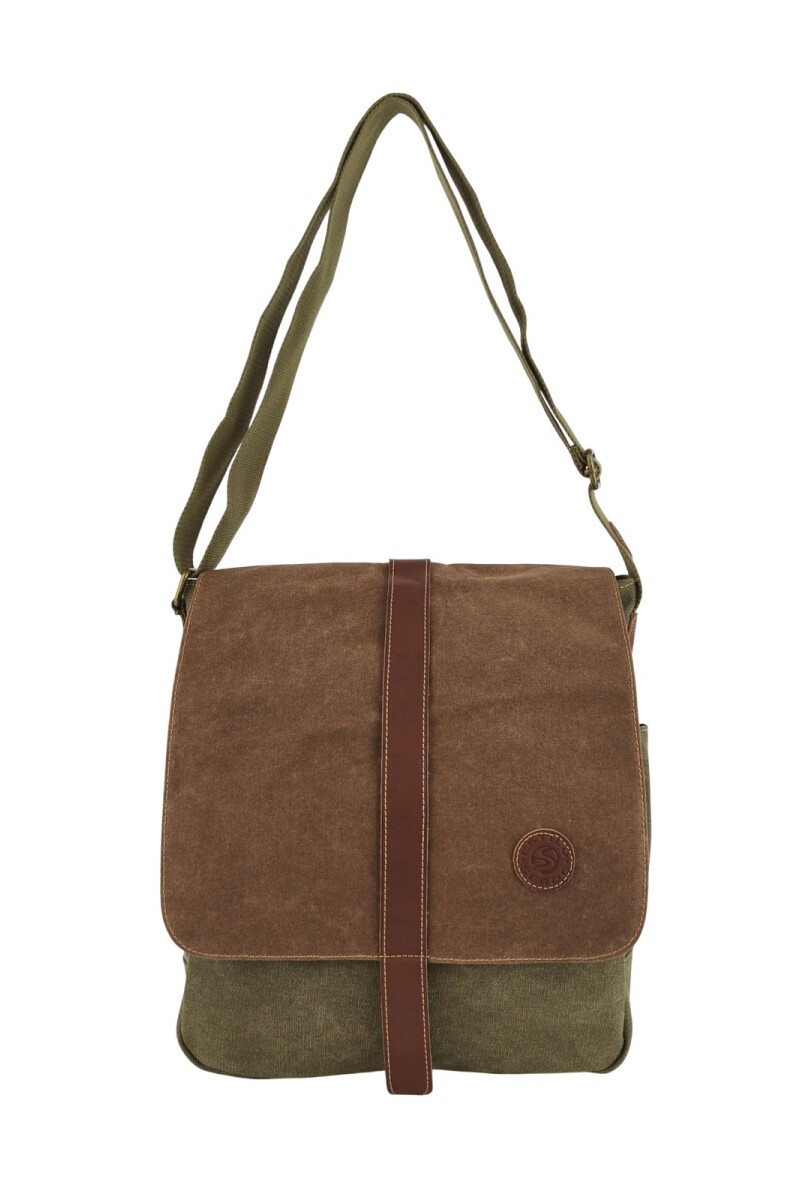 Morral clásico de lona Verde