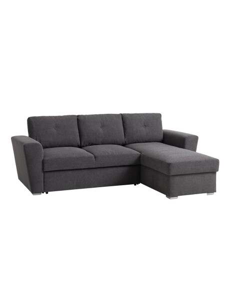 Sofá cama VEJLBY chaise longue gris osc Sofá cama VEJLBY chaise longue gris osc