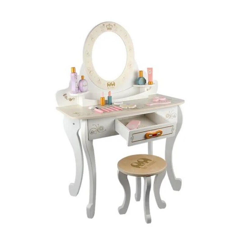 Tocador de madera con Accesorios Tocador De Madera Con Accesorios