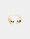 Anillos Chicos Metal Anillo De Metal Gota - Dorado