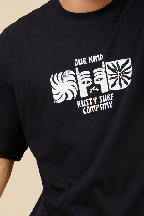 T-SHIRT LUGO RUSTY Negro
