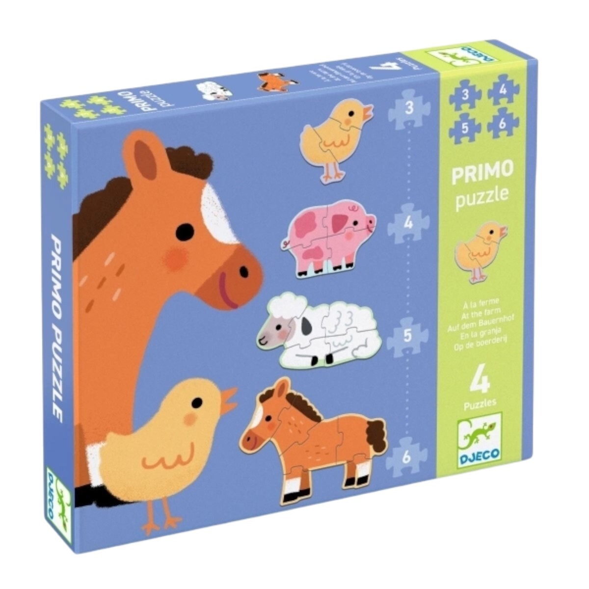 Puzzle Infantil Granja Djeco 