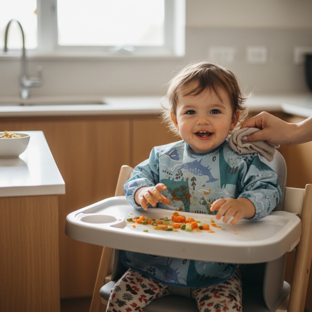 Babero con manga LORELLI dinos