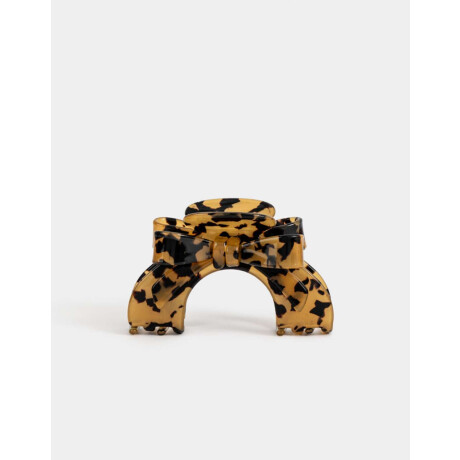 Broche Con Moño Carey Marron Carey